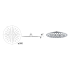 Kara 304 Stainless Steel Shower Rose Mirror Polish