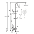 IKON Kaya Combination Shower Set in Matt Black
