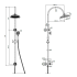 Clasico Combination Shower Set Chrome