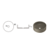 Zale Concrete Round Basin Grey 390 x 120 NTH Dark Grey