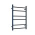 Heated Towel Rail Round  Matt Black