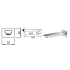 Kara Bath Spout Chrome & White