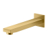Flores Bath Spout Brushed Gold