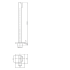 Flores Bath Spout Brushed Nickel