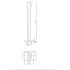 Flores Bath Spout Matt Black