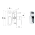 Banda Wall Mixer with Diverter  Chrome