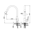 Sulu Sink Mixer Chrome
