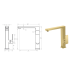 Ceram Sink Mixer Brushed Nickel