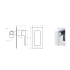Ceram Wall Mixer Chrome