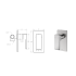 Ceram Wall Mixer Brushed Nickel