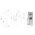 Ceram Wall Mixer with Diverter Brushed Nickel