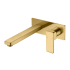 Ceram Wall Basin Mixer Brushed Gold