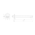 Ceram Bath Spout Chrome