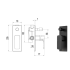 Seto Wall Mixer with Diverter Matt Black