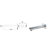 Seto Bath Spout Chrome & White