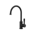 Clasico Gooseneck Sink Mixer in Matt Black