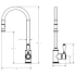 Clasico Pull-Out Sink Mixer Matt Black