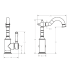 Clasico Basin Mixer in Brushed Nickel