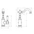 Clasico Basin Mixer in Matt Black