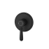 Clasico Wall Mixer Trim Kits in Matt Black
