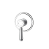 Clasico Wall Mixer Trim Kits Chrome