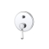 Clasico Wall Diverter Mixer Trim Kits Ceramic handle Chrome