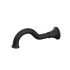 Clasico Spout in Matt Black