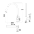 Hali Sink Mixer Brushed Nickel