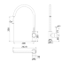 Hali Sink Mixer Matt Black
