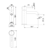 Hali Basin mixer Brushed Nickel