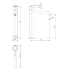 Hali High Rise Basin mixer Matt Black