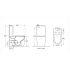 Walton Back To Wall Toilet Suite Two Piece Toilet 