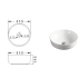 Cora Countertop Artbasin 410 x 410 x 145mm