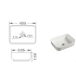 Eden Countertop Artbasin 495 x 395 x 150mm