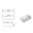 Eden Countertop Artbasin 605 x 425 x 150mm