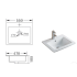 Rosa Countertop Basin 550 x 470 x 185mm