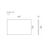 600mm Narrow White Marble Look Sintered Stone Top Matte Finish Benchtop