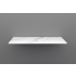 900mm Narrow White Marble Look Sintered Stone Top Matte Finish Benchtop