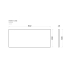 900mm Narrow White Marble Look Sintered Stone Top Matte Finish Benchtop
