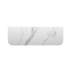 1500mm White Marble Look Sintered Stone Top Matte Finish Rounded Corner Benchtop Rounded Corner
