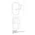 1200x650mm Dressing Led Mirror With Mirror Touch Switch
