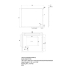 900*750mm Curved Rim Rectangle 3 Color Lighting Acrylic LED Mirror Touch Sensor Switch Wall Mounted Vertical or Horizontal