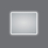900*750mm Frosted Edge 3 Color Lighting Backlit Acrylic LED Mirror Touch Sensor Switch Defogger Pad Wall Mounted Vertical or Horizontal