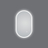 450*750mm Oval 3 Color Lighting Acrylic LED Mirror Touch Sensor Switch Defogger Pad Wall Mounted