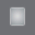 600*750mm Sharpe Edgd 3 Color Lighting Backlit LED Mirror Touch Sensor Switch Defogger Pad Wall Mounted Vertical or Horizontal