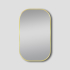 600*900mm Brushed Gold Rounded Rectangular Framed Mirror