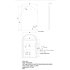 600*900mm Arch 3 Color Lighting Backlit LED Mirror with Touch Sensor Switch