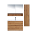 900*460*550mm Wall Hung Canyon Oak Woodgrain Vanity Two Drawer Cabinet Only
