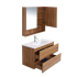 900*460*550mm Wall Hung Canyon Oak Woodgrain Vanity Two Drawer Cabinet Only