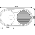 Single Bowl & Single Drainer 915 x 485mm